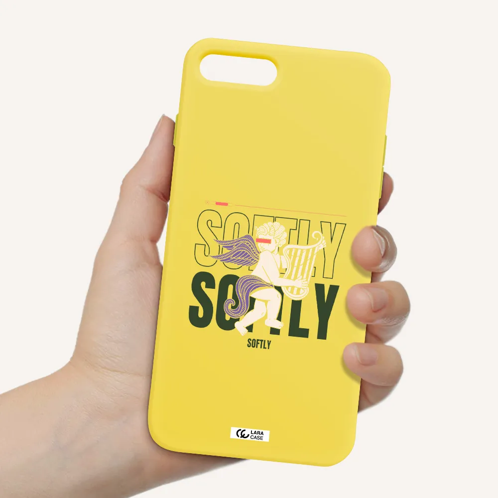 Orpheus Apple iPhone 7 plus Silicone canary yellow Case