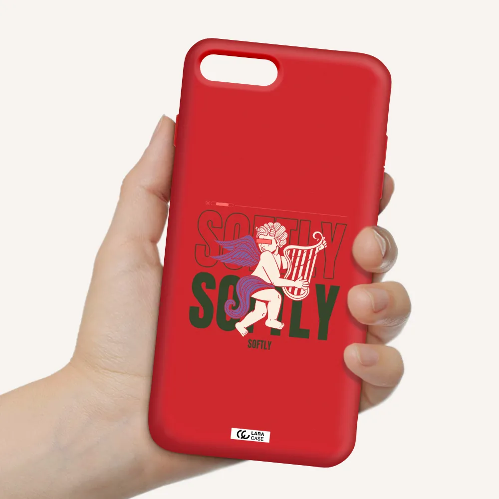 Orpheus Apple iPhone 7 plus Silicone Imperial Red Case