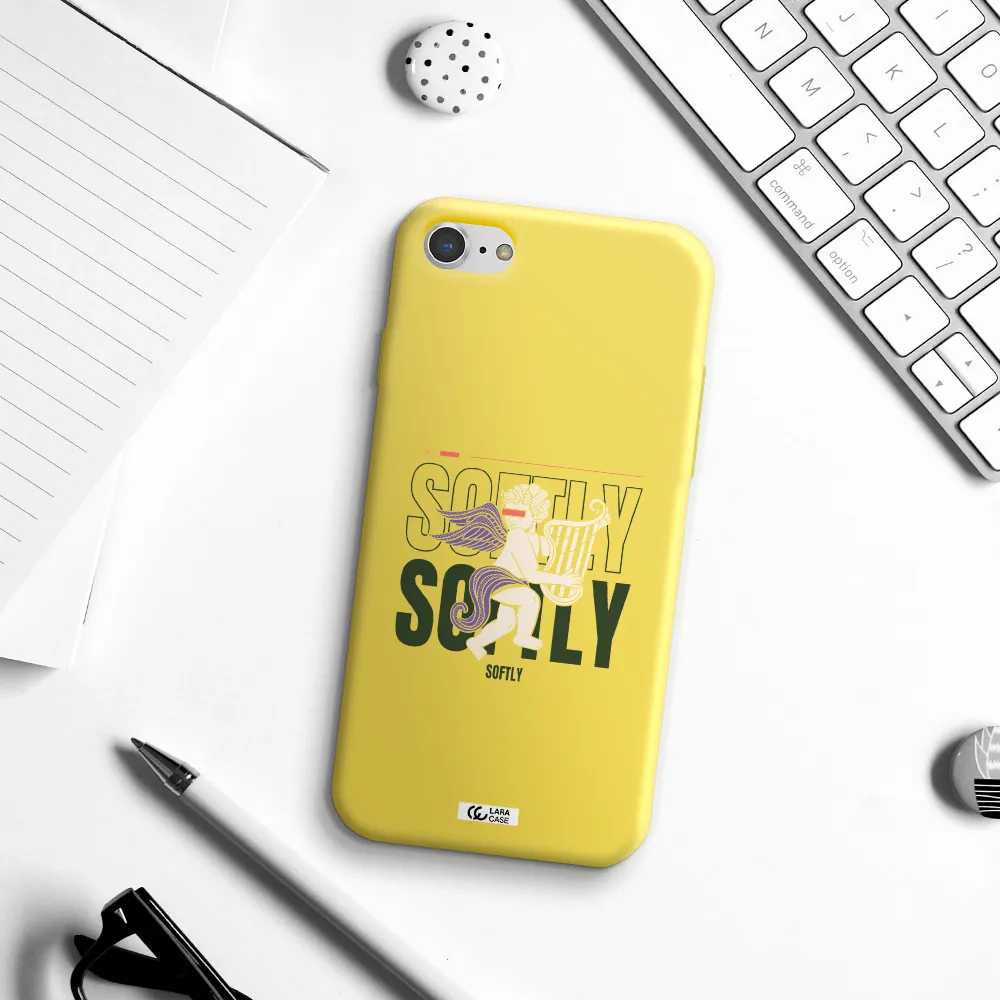 Orpheus Apple iPhone 7 Silicone canary yellow Case
