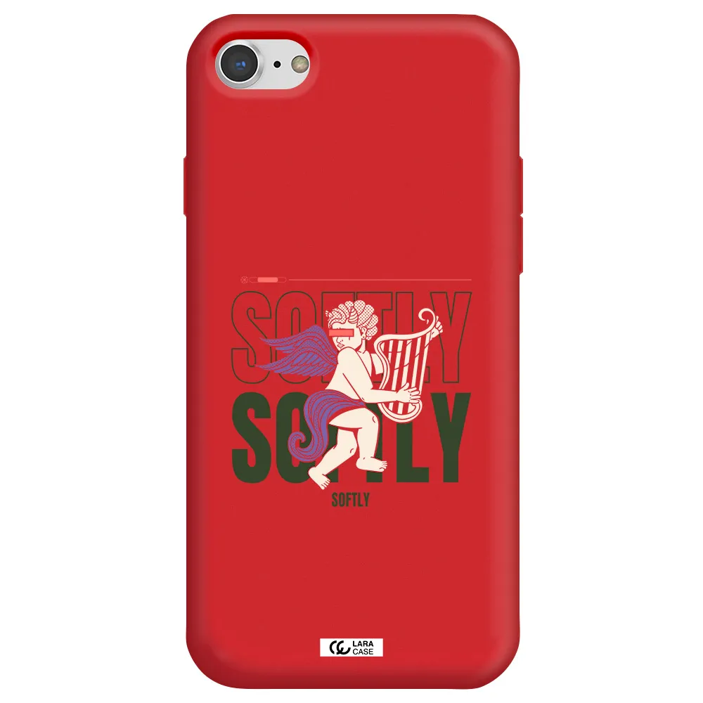 Orpheus Apple iPhone 7 Silicone Imperial Red Case