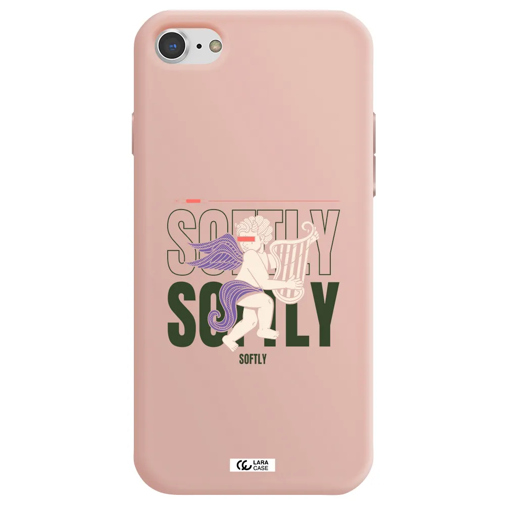 Orpheus Apple iPhone 8 Silicone pastel pink Case