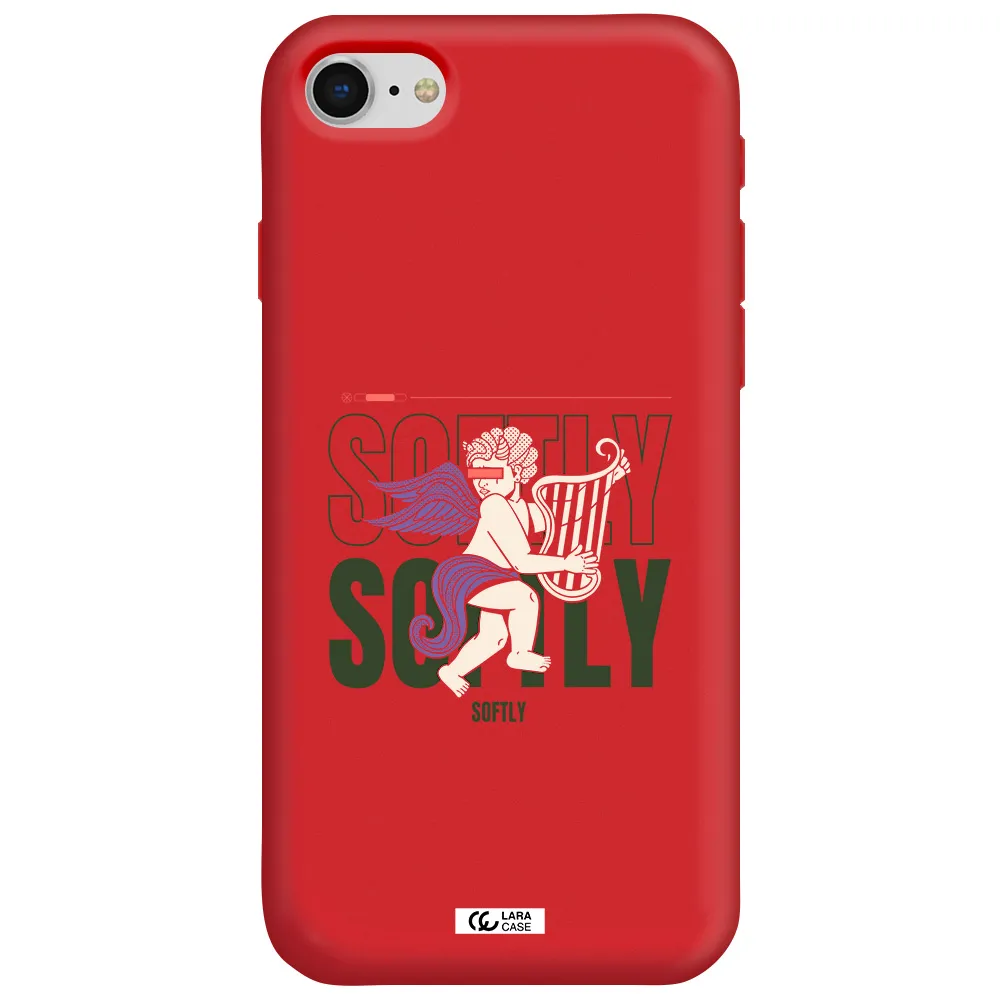 Orpheus Apple iPhone se 2020 Silicone Imperial Red Case