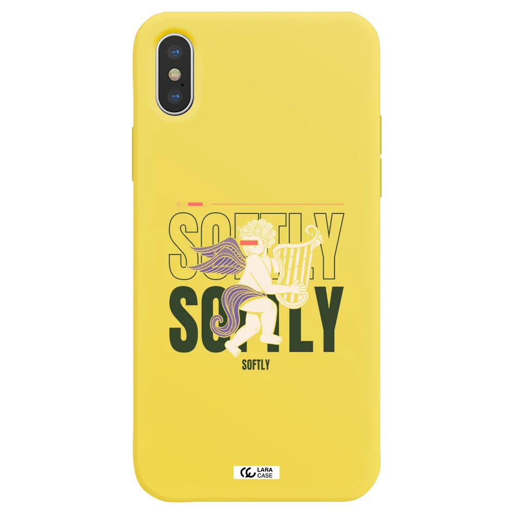 Orpheus Apple iPhone X Silicone canary yellow Case