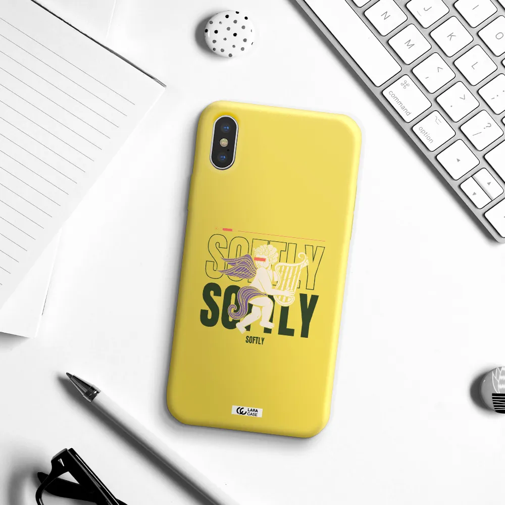 Orpheus Apple iPhone X Silicone canary yellow Case