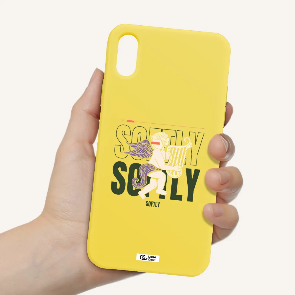 Orpheus Apple iPhone XS Silicone canary yellow Case