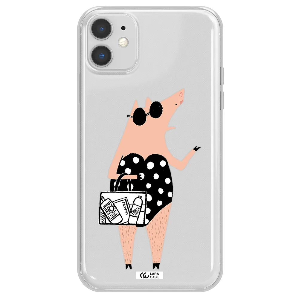 Lady Pig Apple iPhone 11 Clear TPU Case