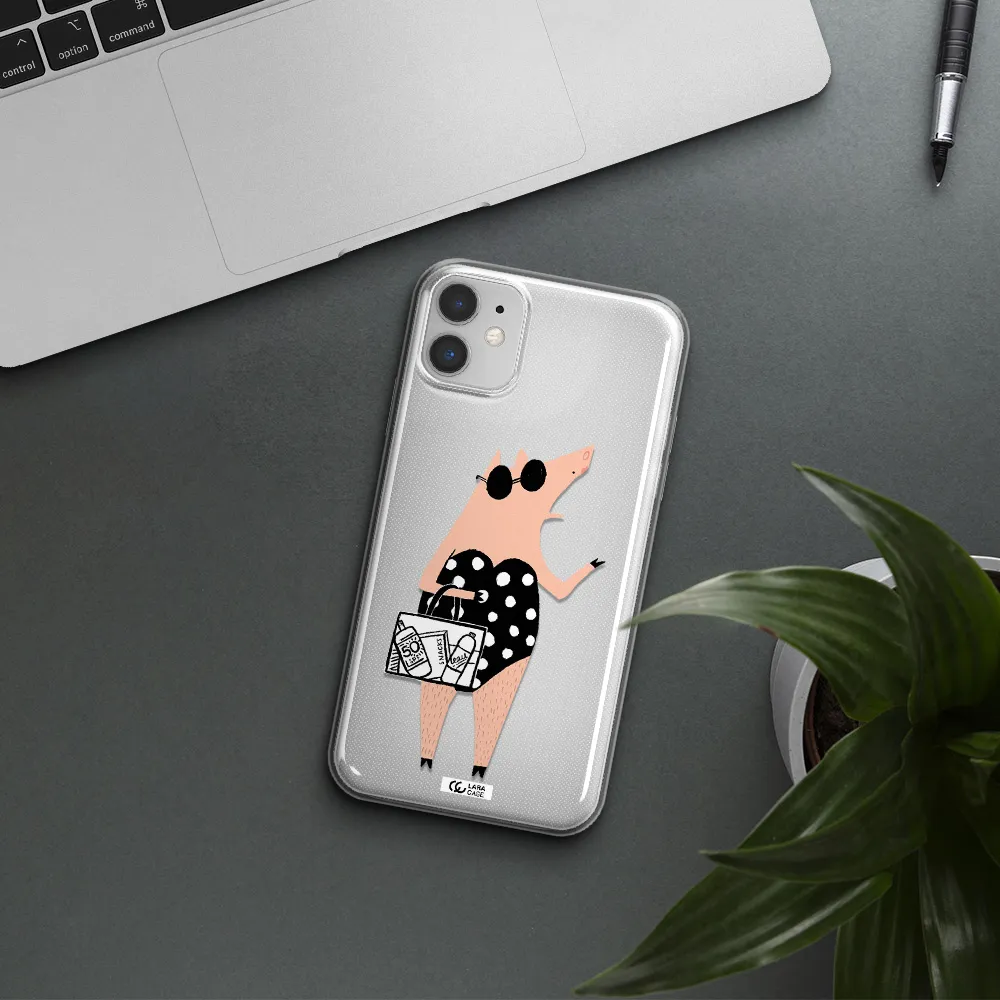 Lady Pig Apple iPhone 11 Clear TPU Case