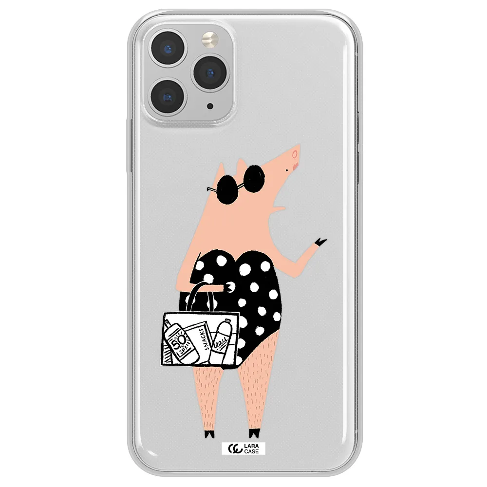 Lady Pig Apple iPhone 11 pro max Clear TPU Case