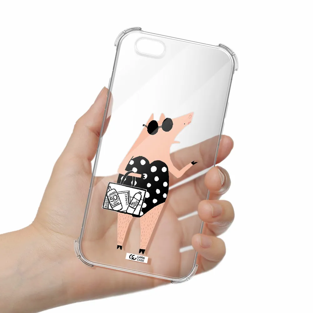 Lady Pig Apple iPhone 6 Clear PC Case