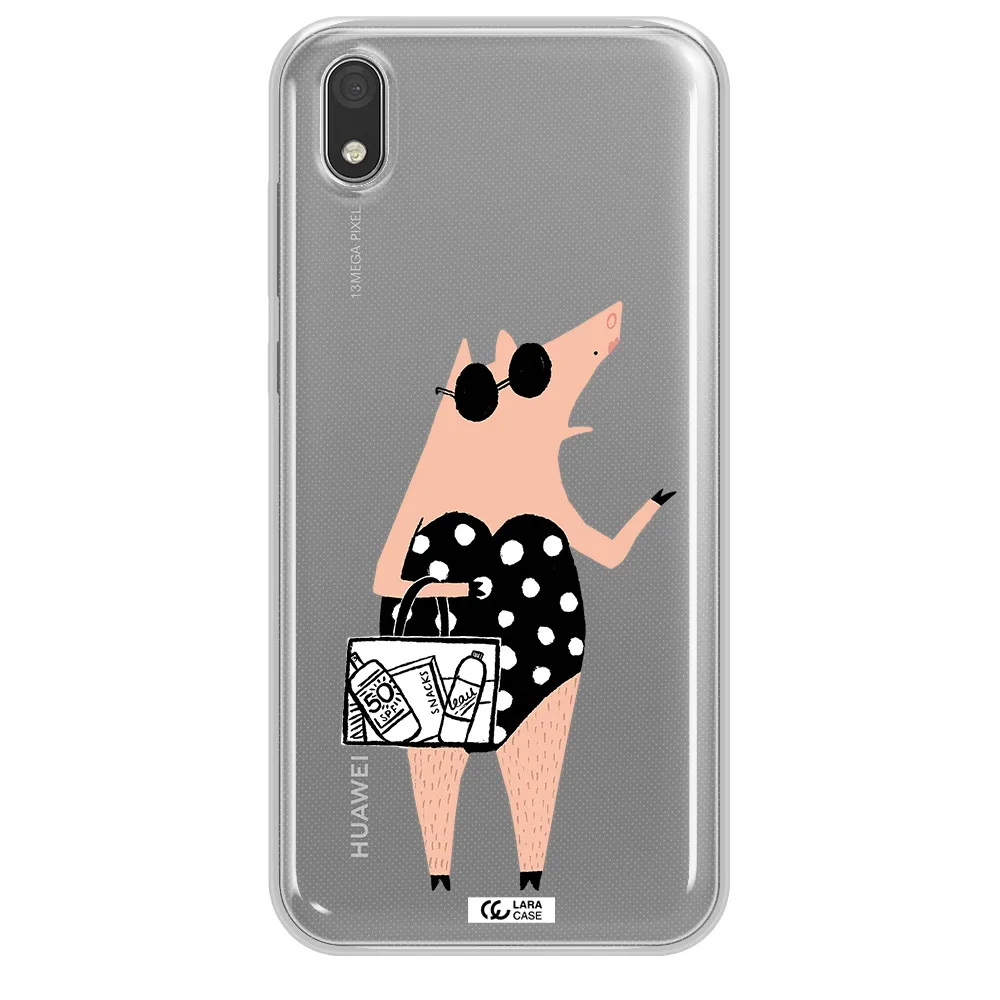 Lady Pig Huawei Honor 8S Clear TPU Case