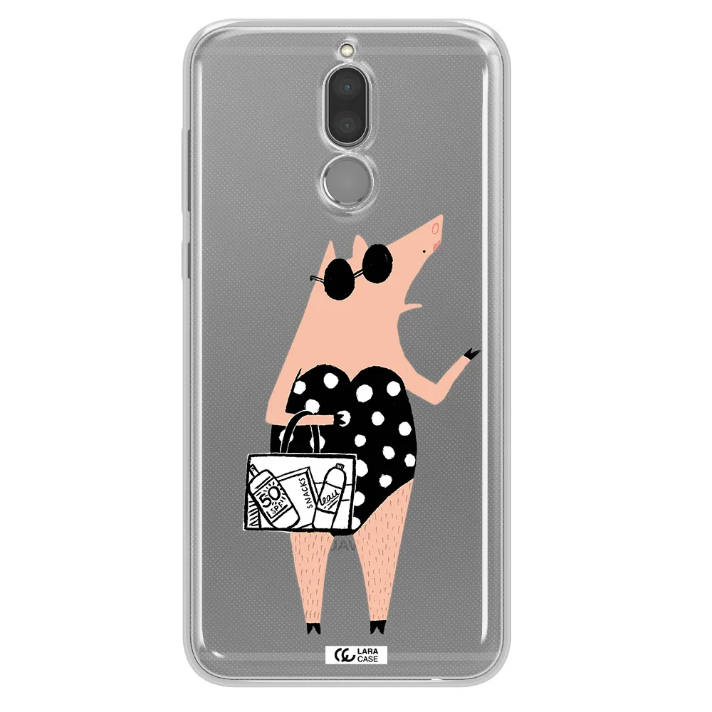 Lady Pig Huawei Mate 10 Lite Clear TPU Case
