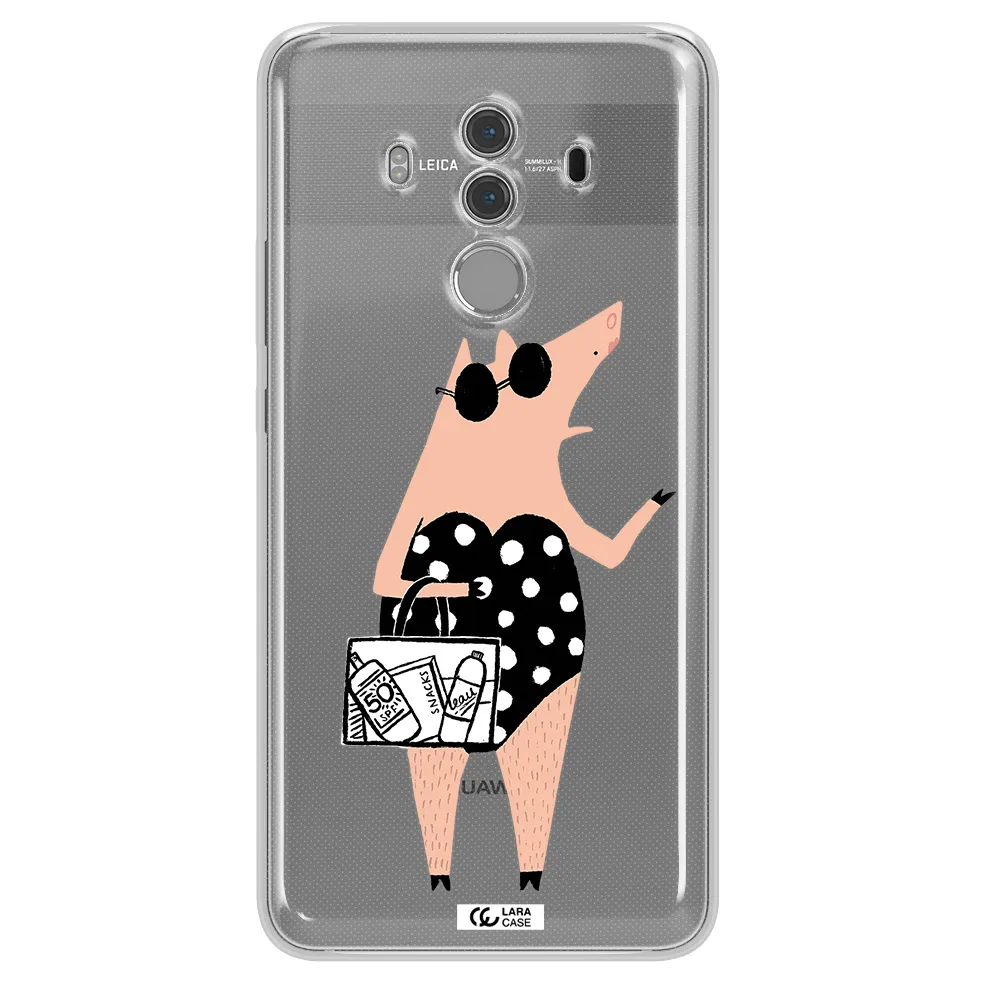 Lady Pig Huawei Mate 10 Pro Clear TPU Case