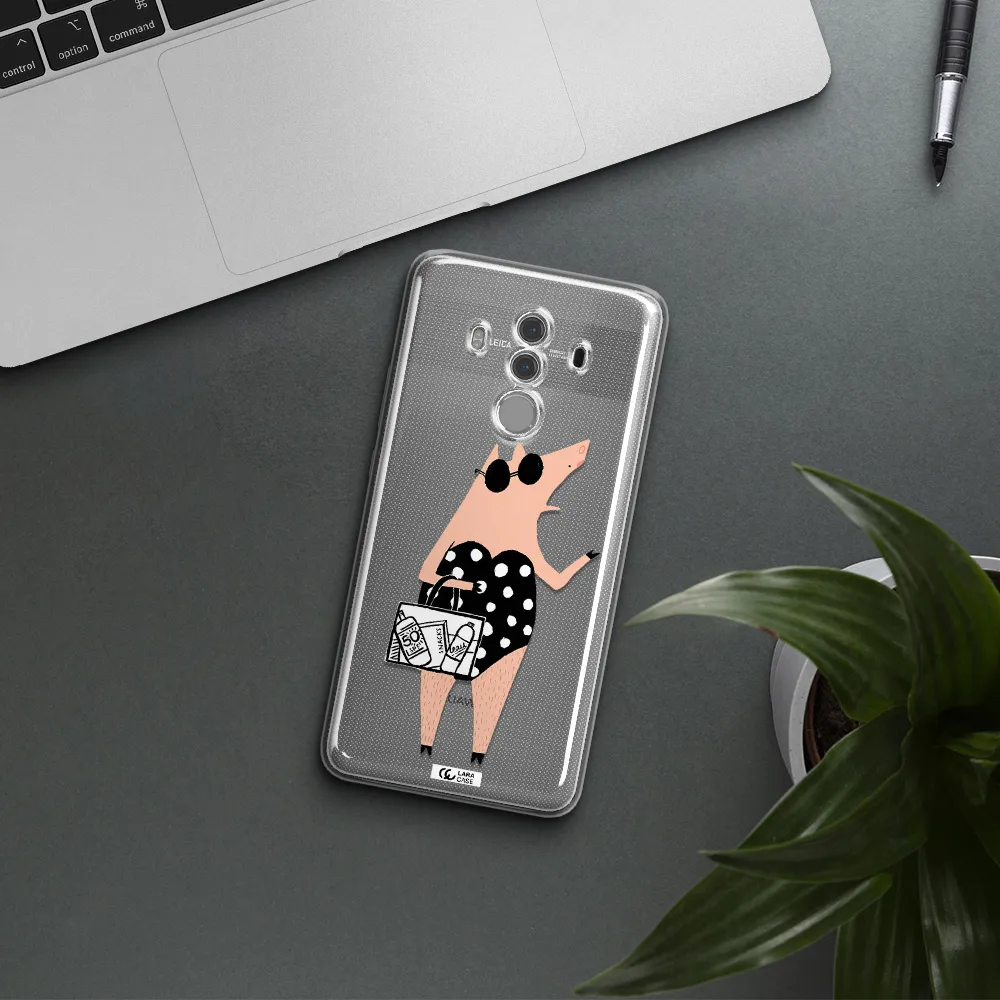 Lady Pig Huawei Mate 10 Pro Clear TPU Case