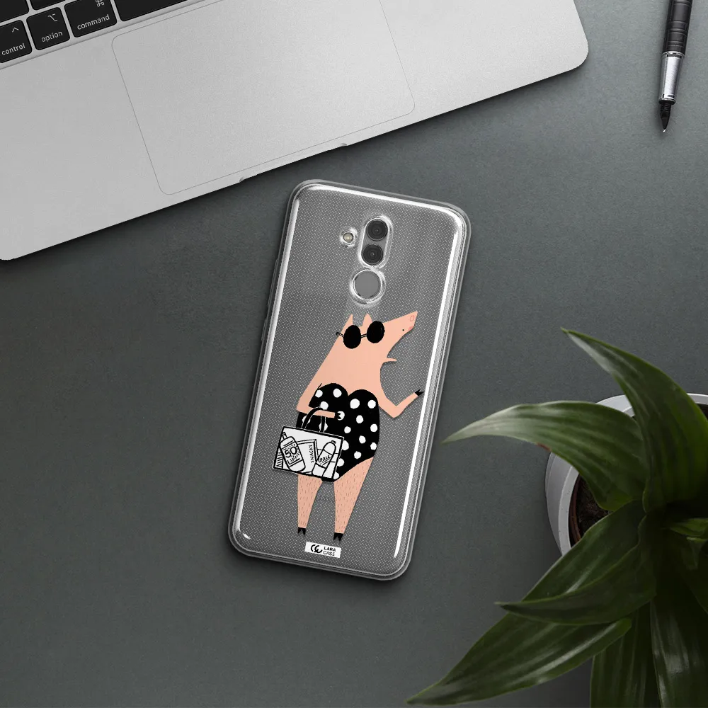 Lady Pig Huawei Mate 20 Lite Clear TPU Case