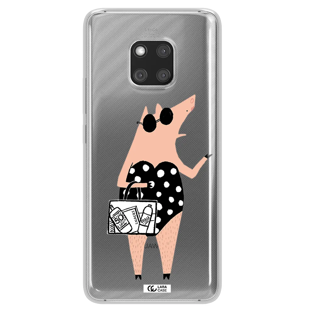 Lady Pig Huawei Mate 20 Pro Clear TPU Case