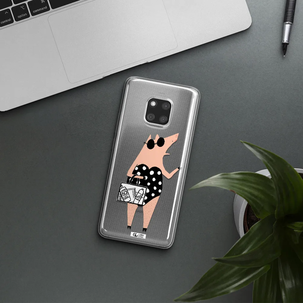 Lady Pig Huawei Mate 20 Pro Clear TPU Case