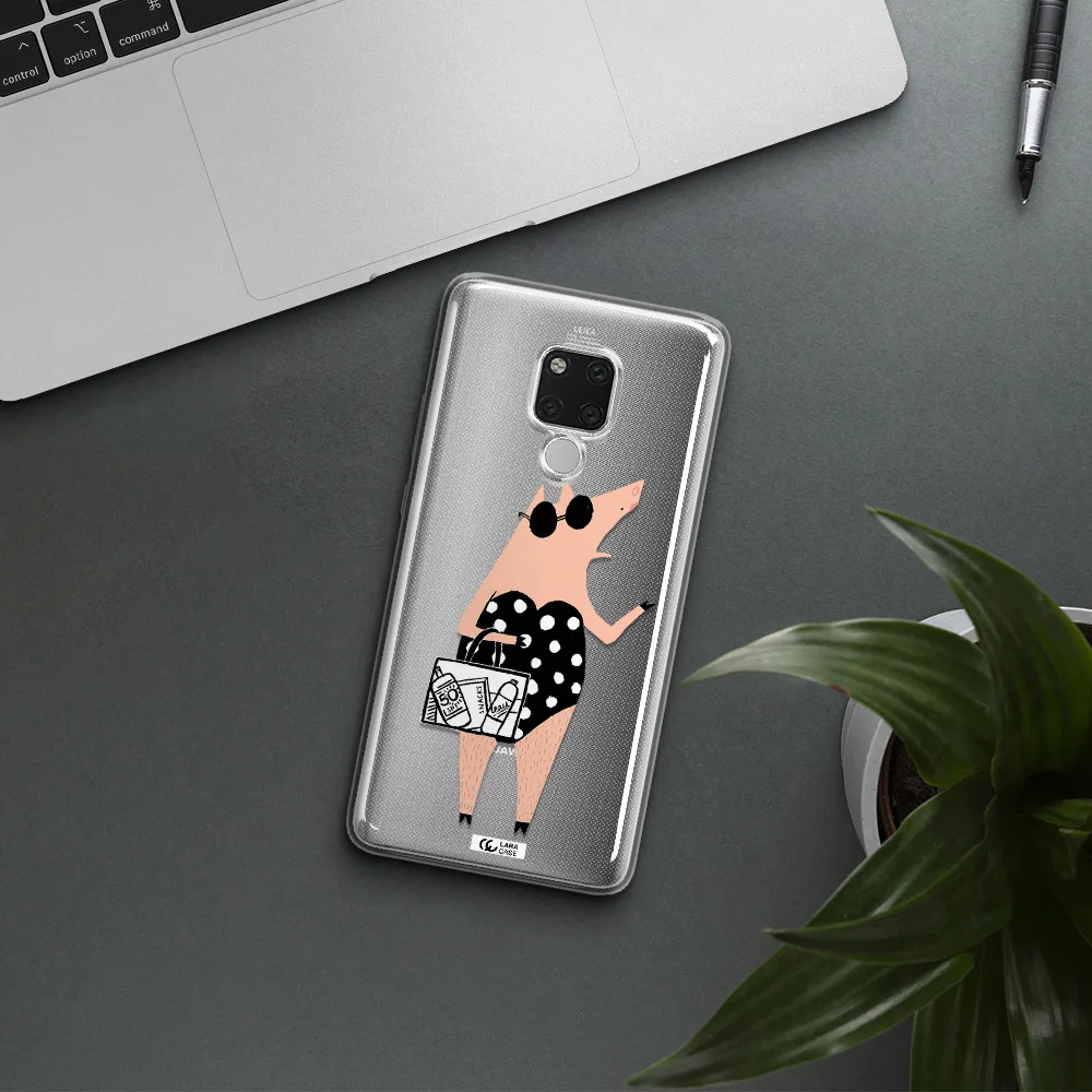 Lady Pig Huawei Mate 20X Clear TPU Case