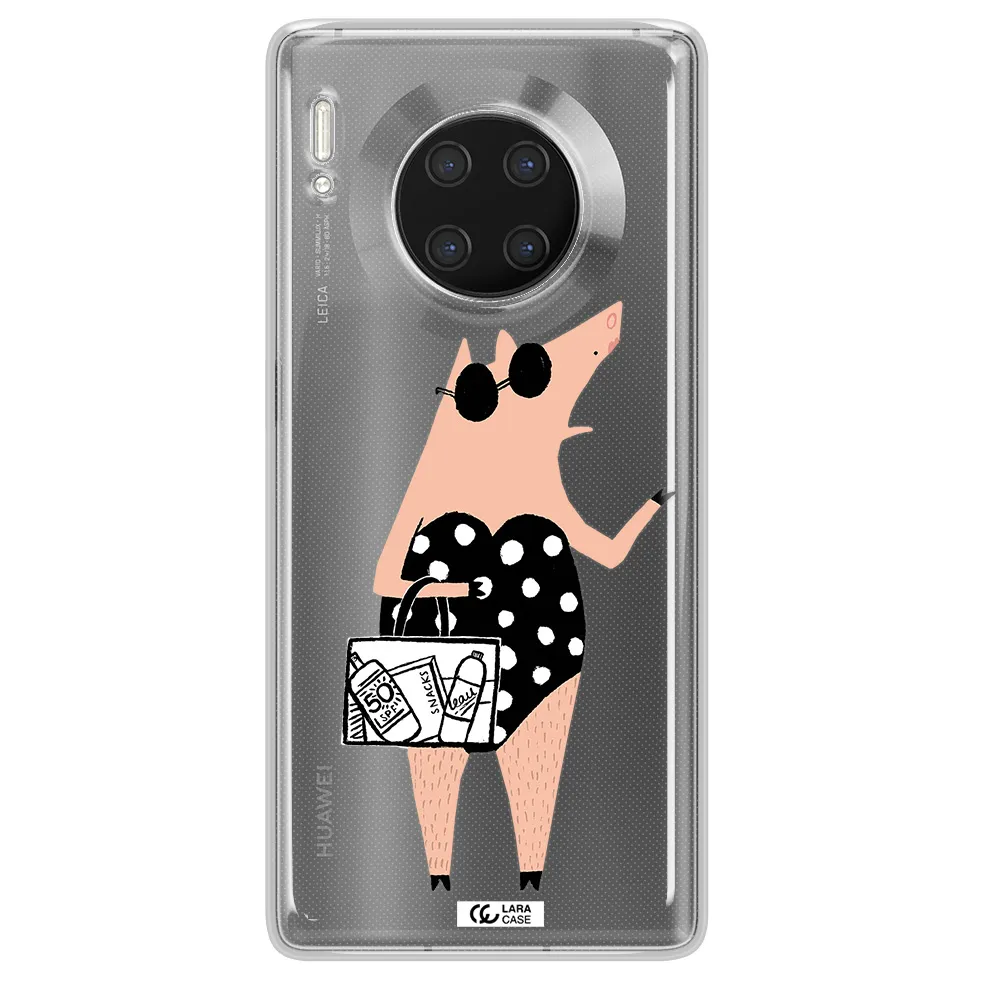 Lady Pig Huawei Mate 30 Pro Clear TPU Case