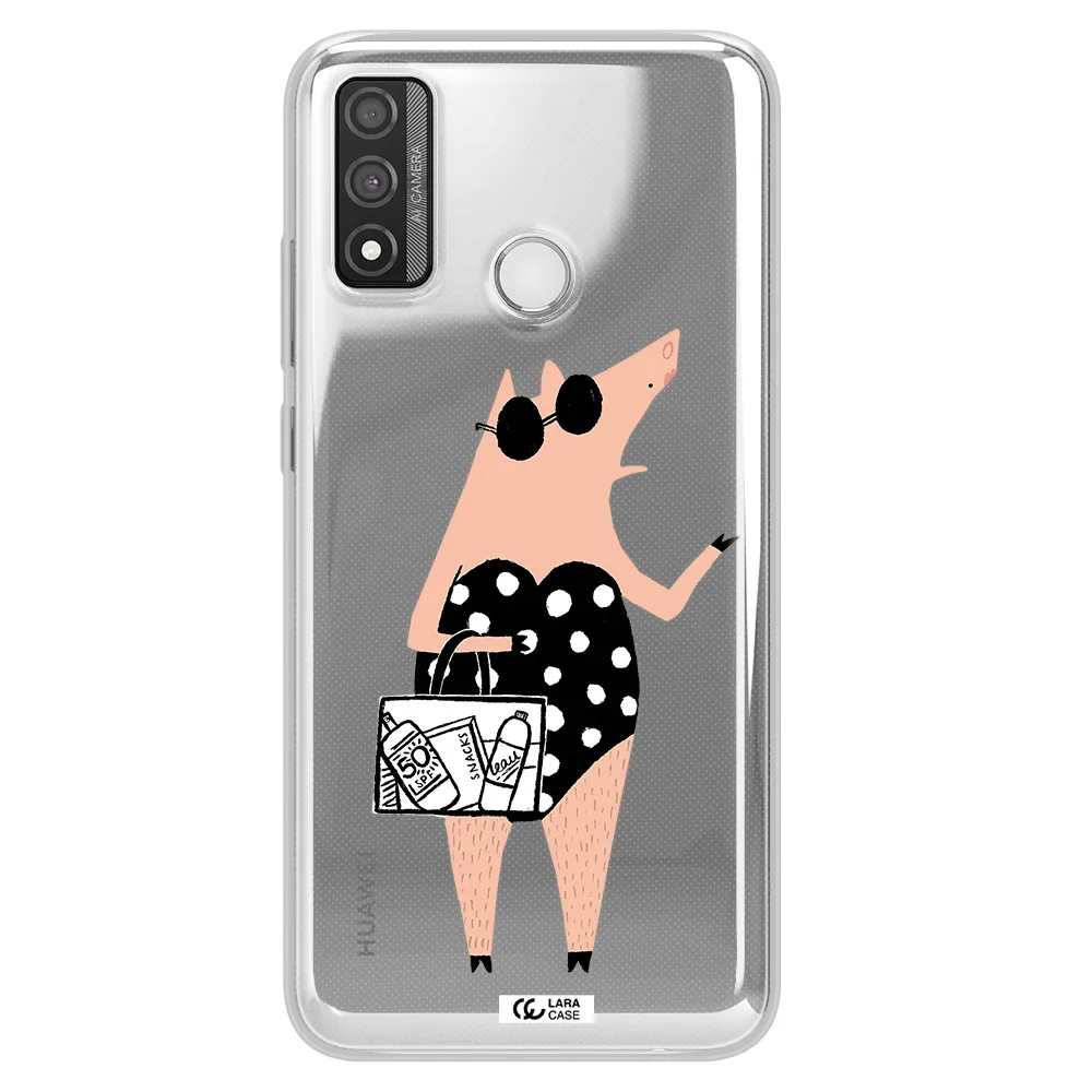 Lady Pig Huawei P Smart 2020 Clear TPU Case