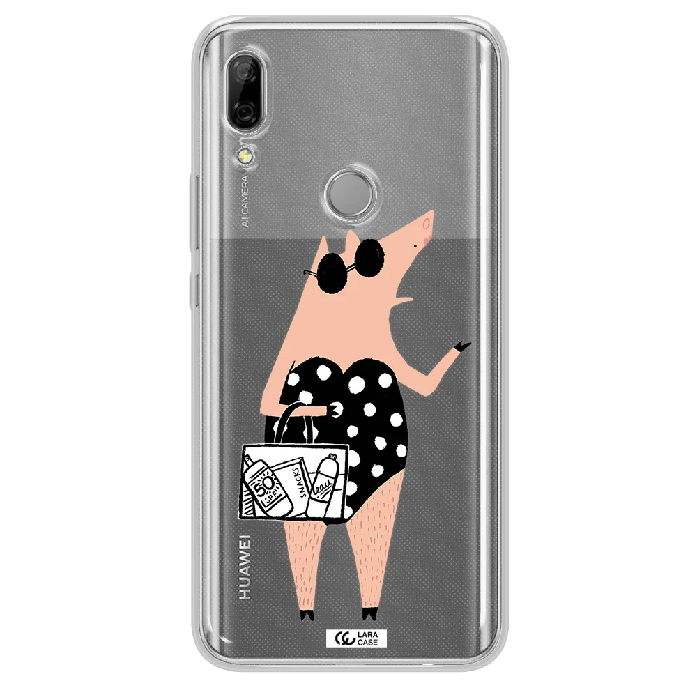 Lady Pig Huawei P Smart Z Clear TPU Case