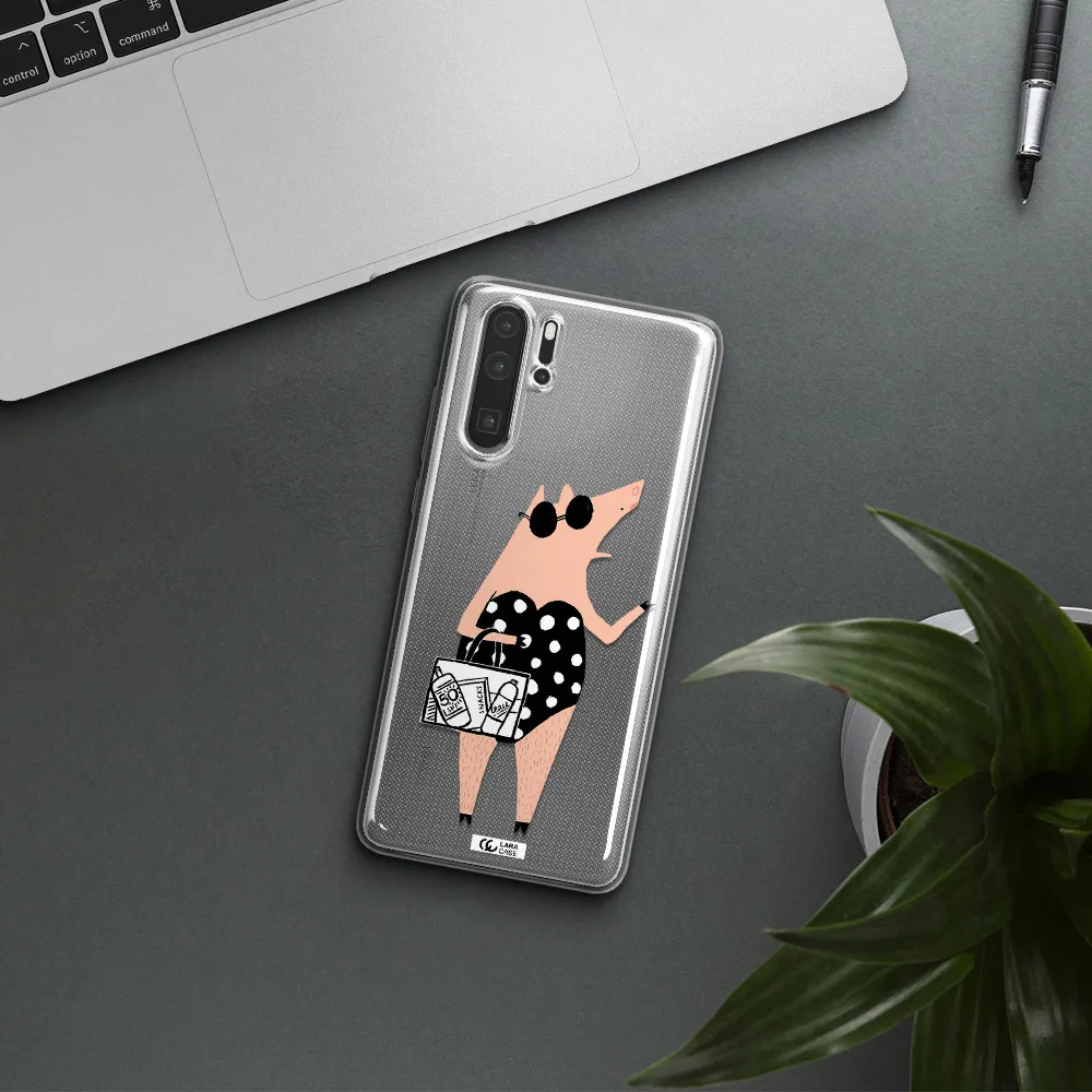 Lady Pig Huawei P30 Pro Clear TPU Case
