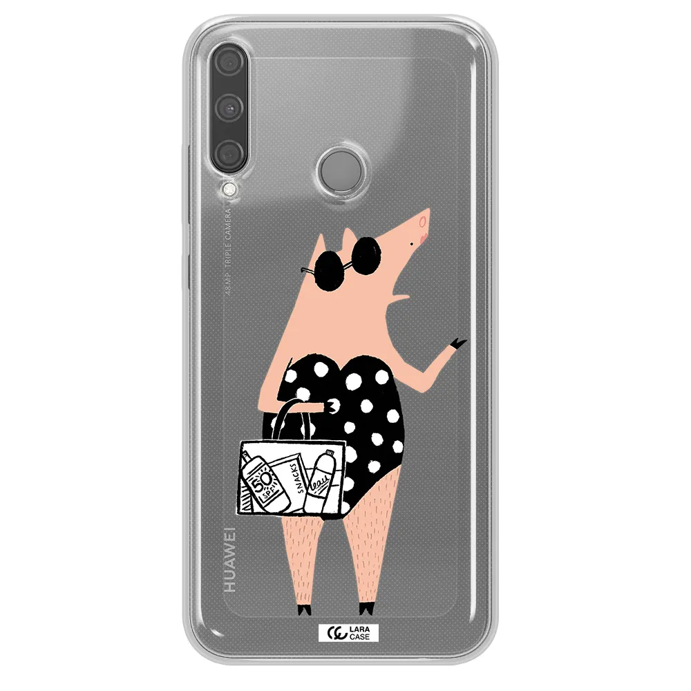Lady Pig Huawei P40 Lite E Clear TPU Case