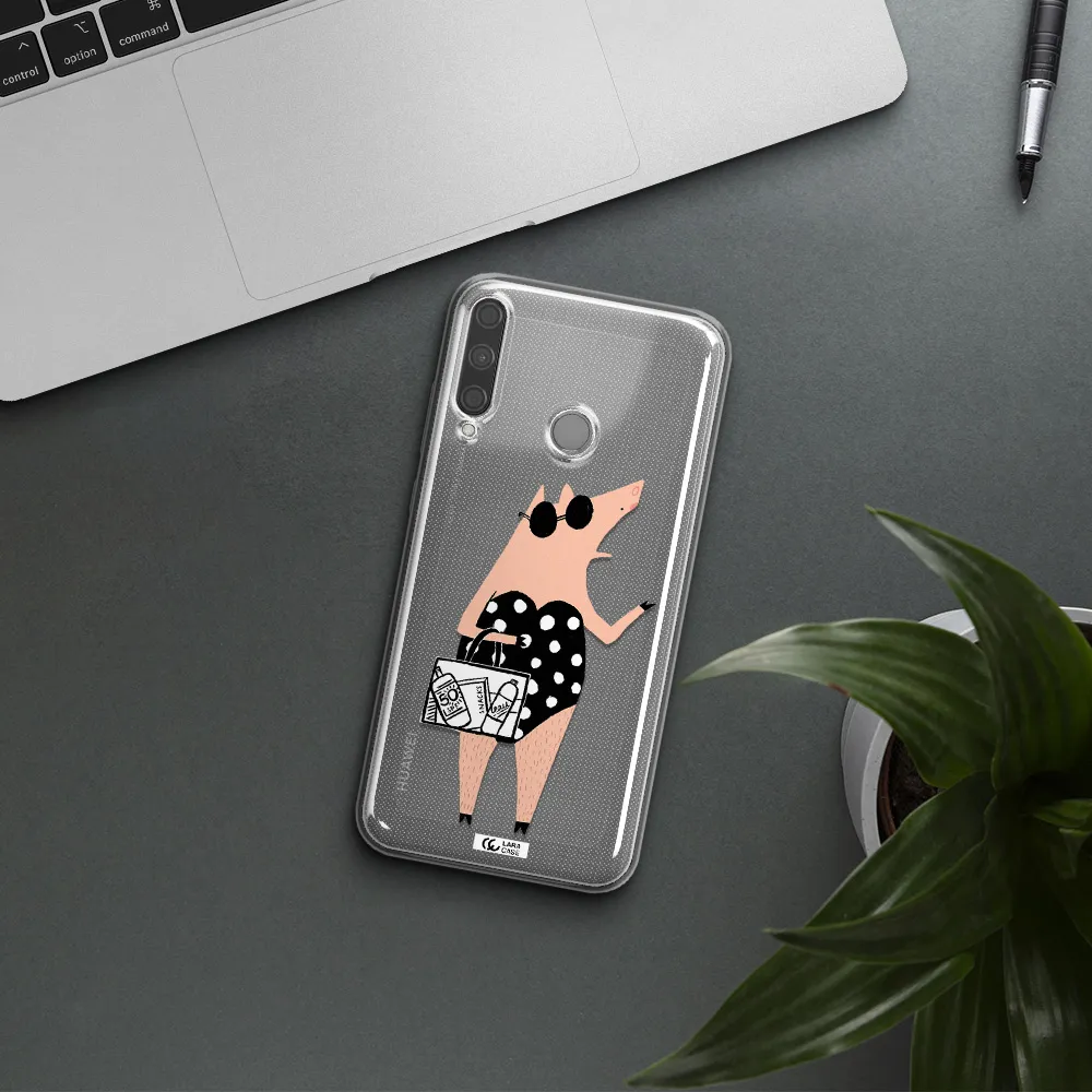 Lady Pig Huawei P40 Lite E Clear TPU Case