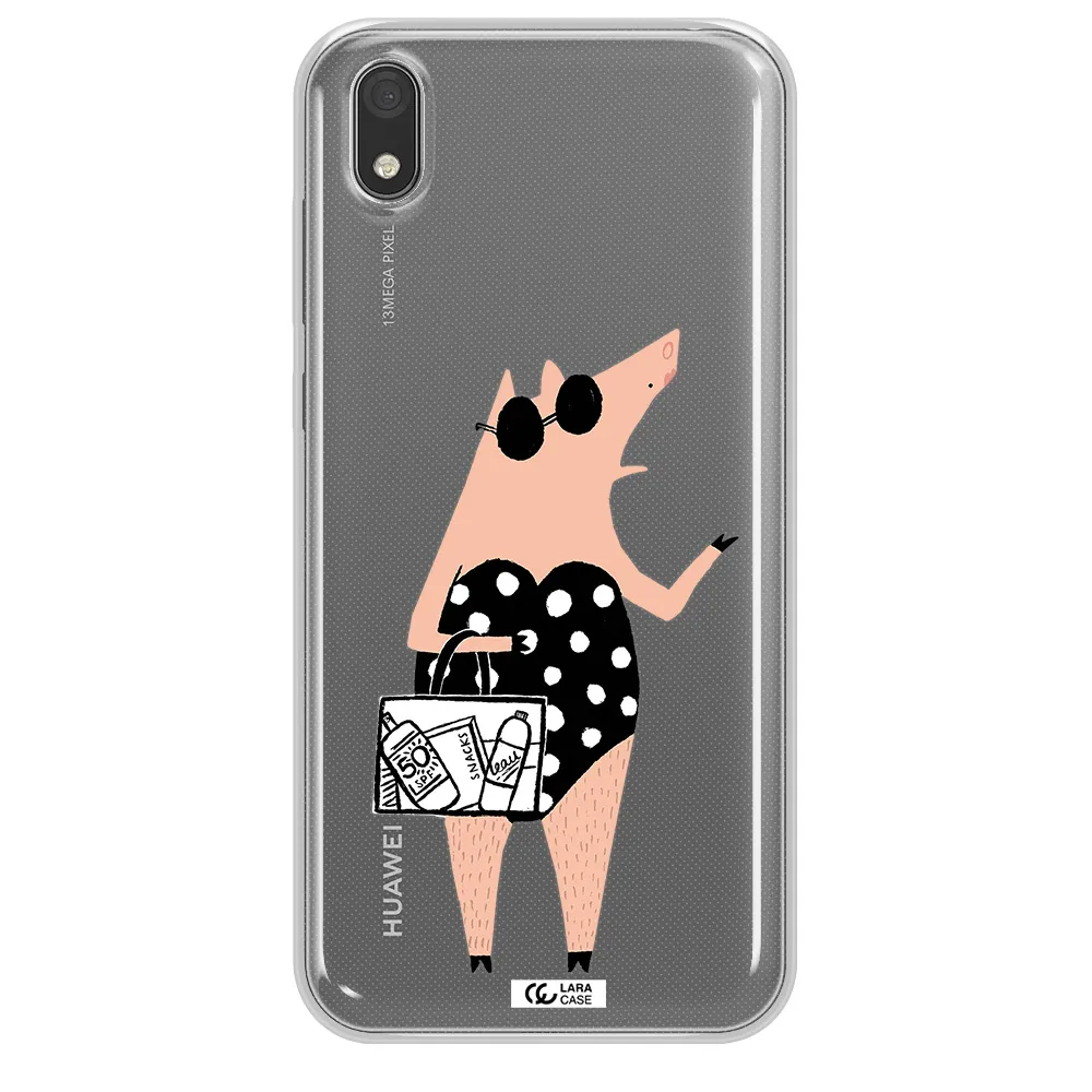 Lady Pig Huawei Y5 2019 Clear TPU Case