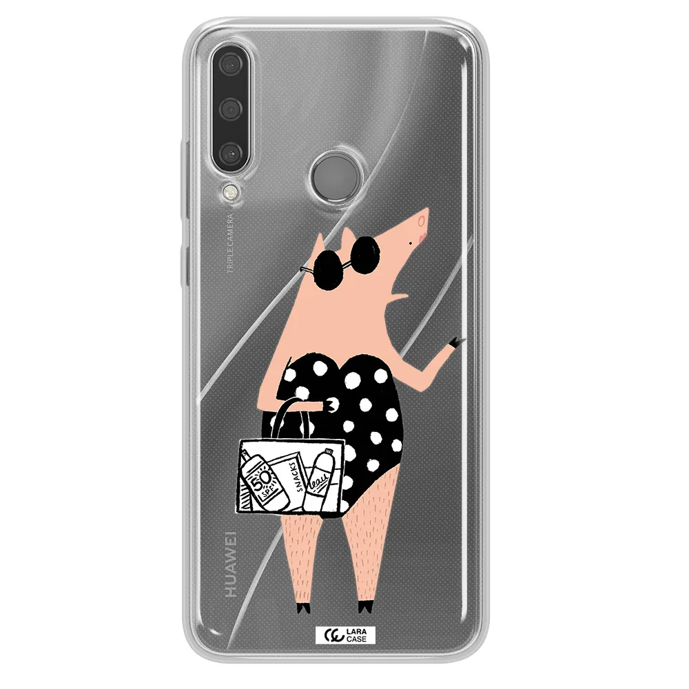 Lady Pig Huawei Y6P Clear TPU Case