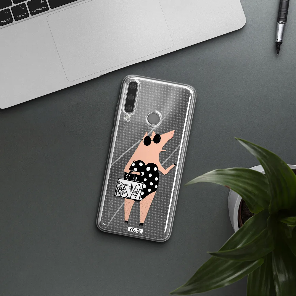 Lady Pig Huawei Y6P Clear TPU Case