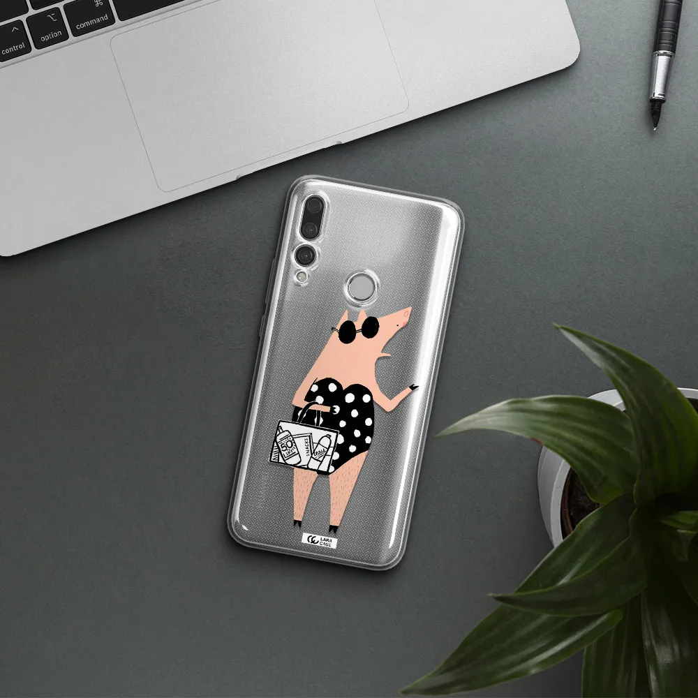 Lady Pig Huawei Y9 Prime 2019 Clear TPU Case