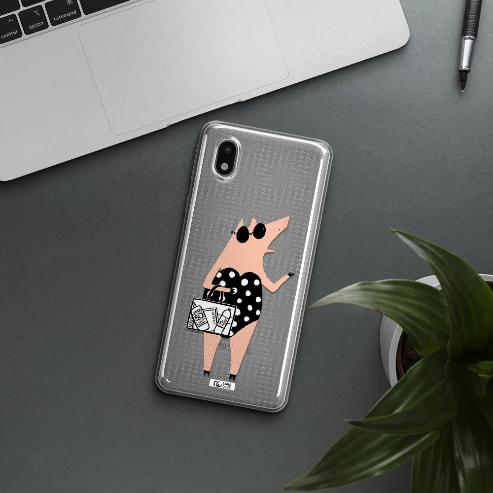 Lady Pig Samsung A01 Core Clear Tpu Case
