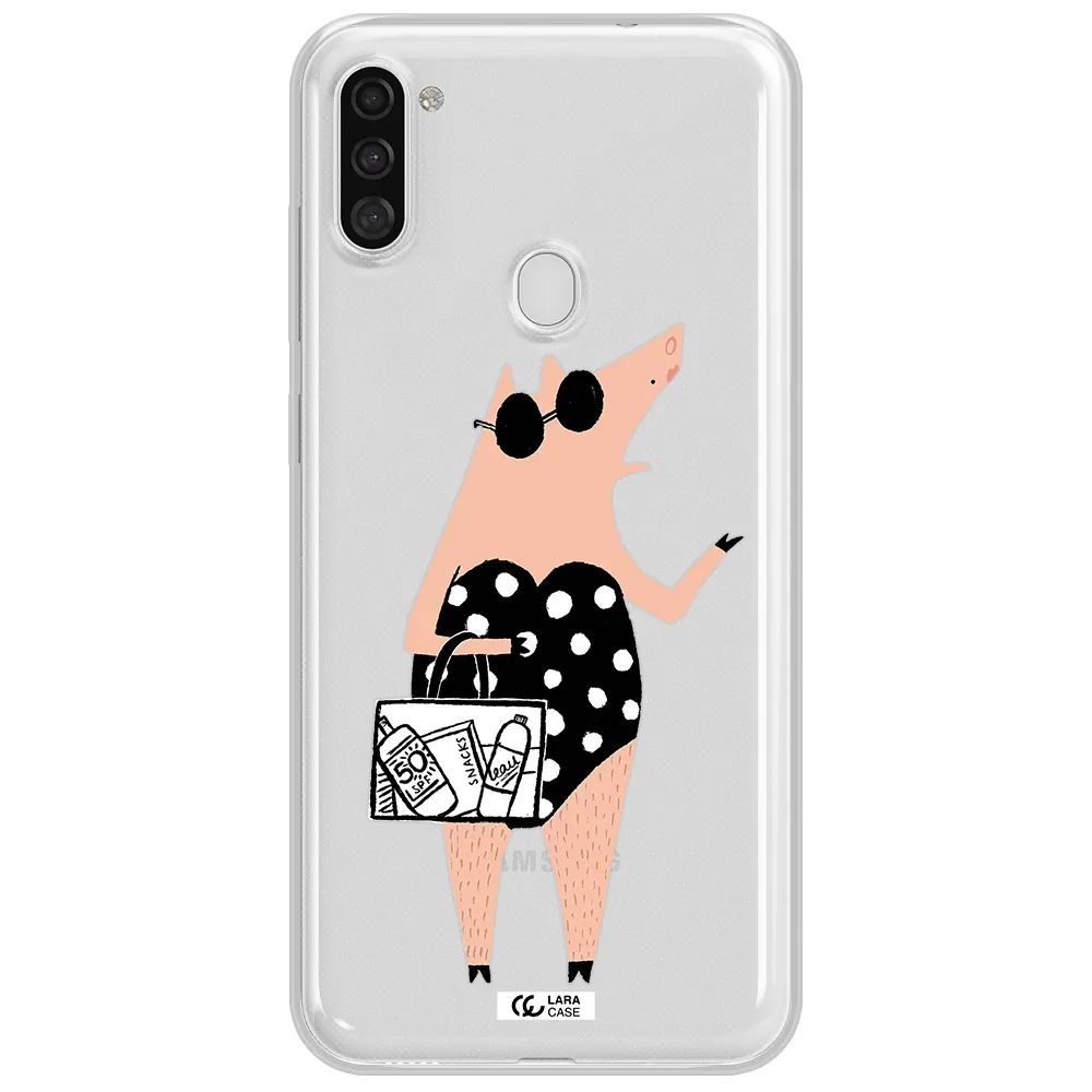 Lady Pig Samsung A11 Clear TPU Case
