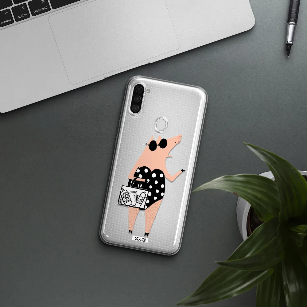 Lady Pig Samsung A11 Clear TPU Case