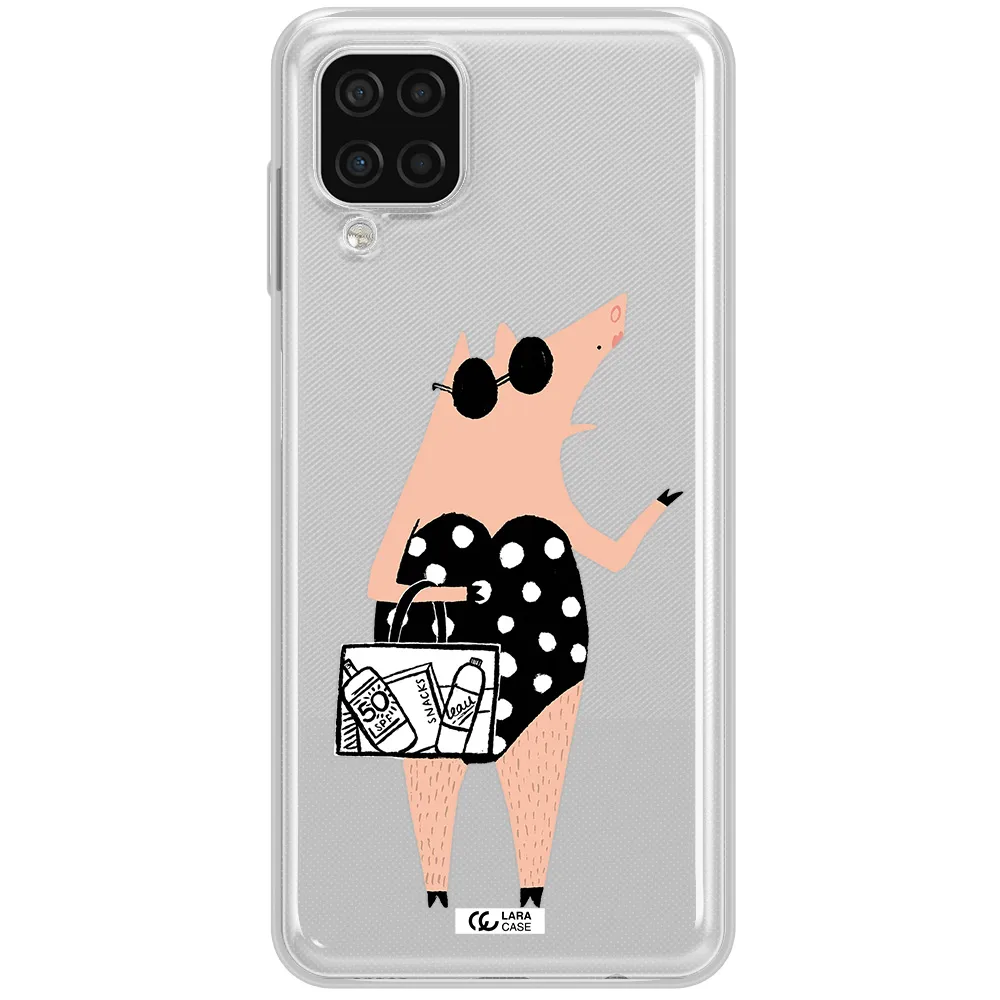 Lady Pig Samsung A12 4g Clear TPU Case