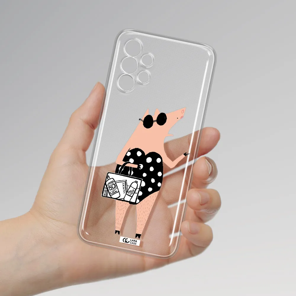 Lady Pig Samsung A13 Clear TPU Case