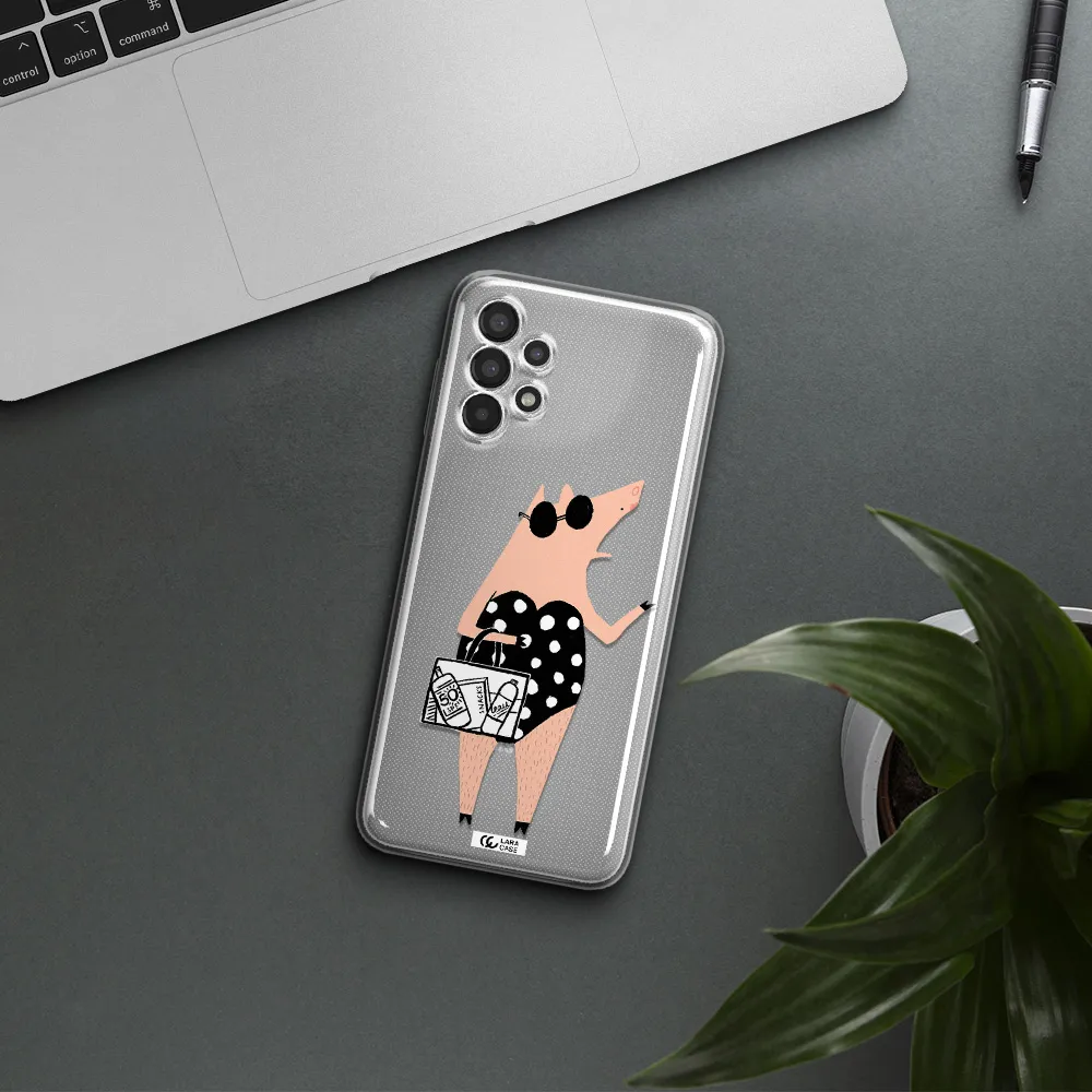 Lady Pig Samsung A13 Clear TPU Case