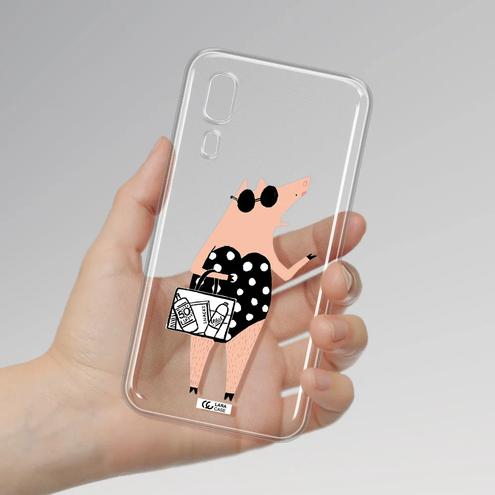 Lady Pig Samsung A2 Core Clear TPU Case