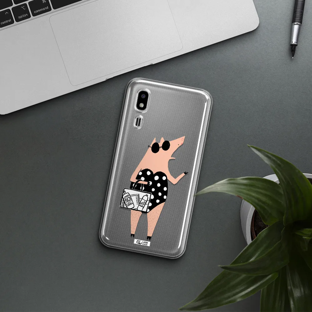 Lady Pig Samsung A2 Core Clear TPU Case