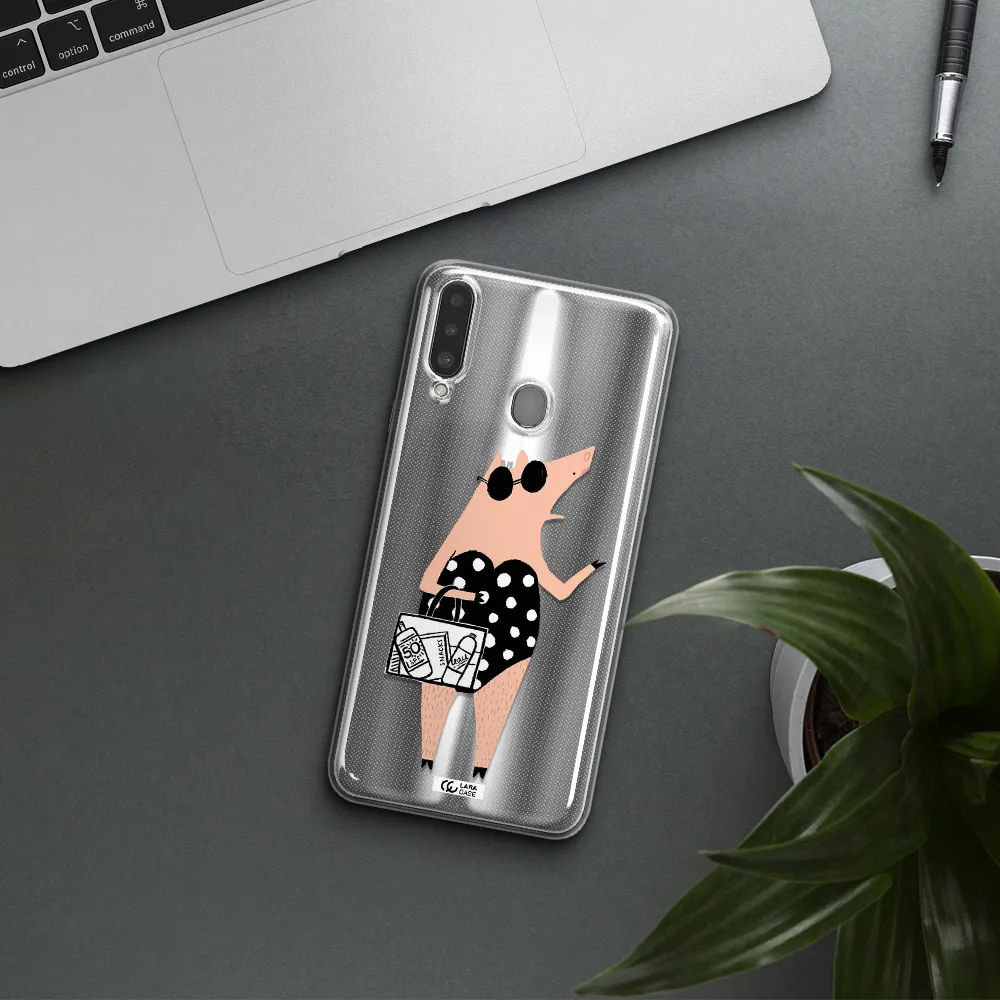 Lady Pig Samsung A20S Clear TPU Case