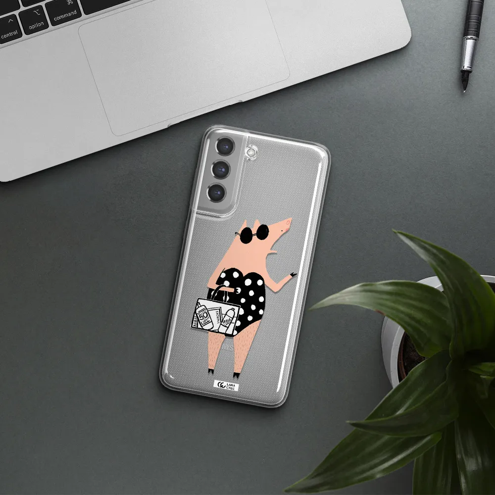Lady Pig Samsung A21 Fe Clear TPU Case
