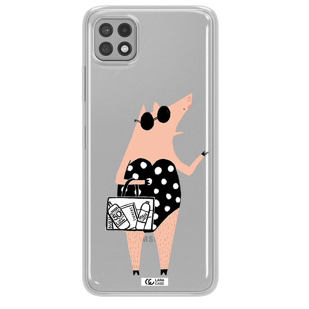 Lady Pig Samsung A22 5g Clear TPU Case