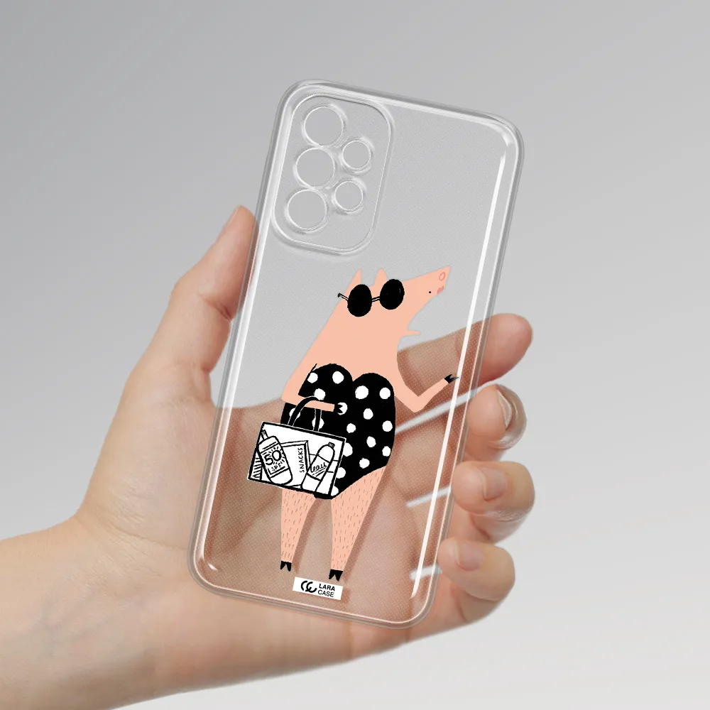 Lady Pig Samsung A23 5G Clear Tpu Case