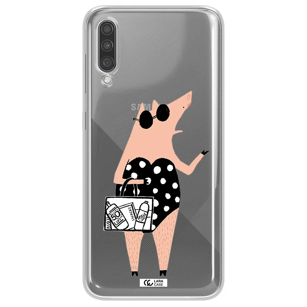 Lady Pig Samsung A30S Clear TPU Case