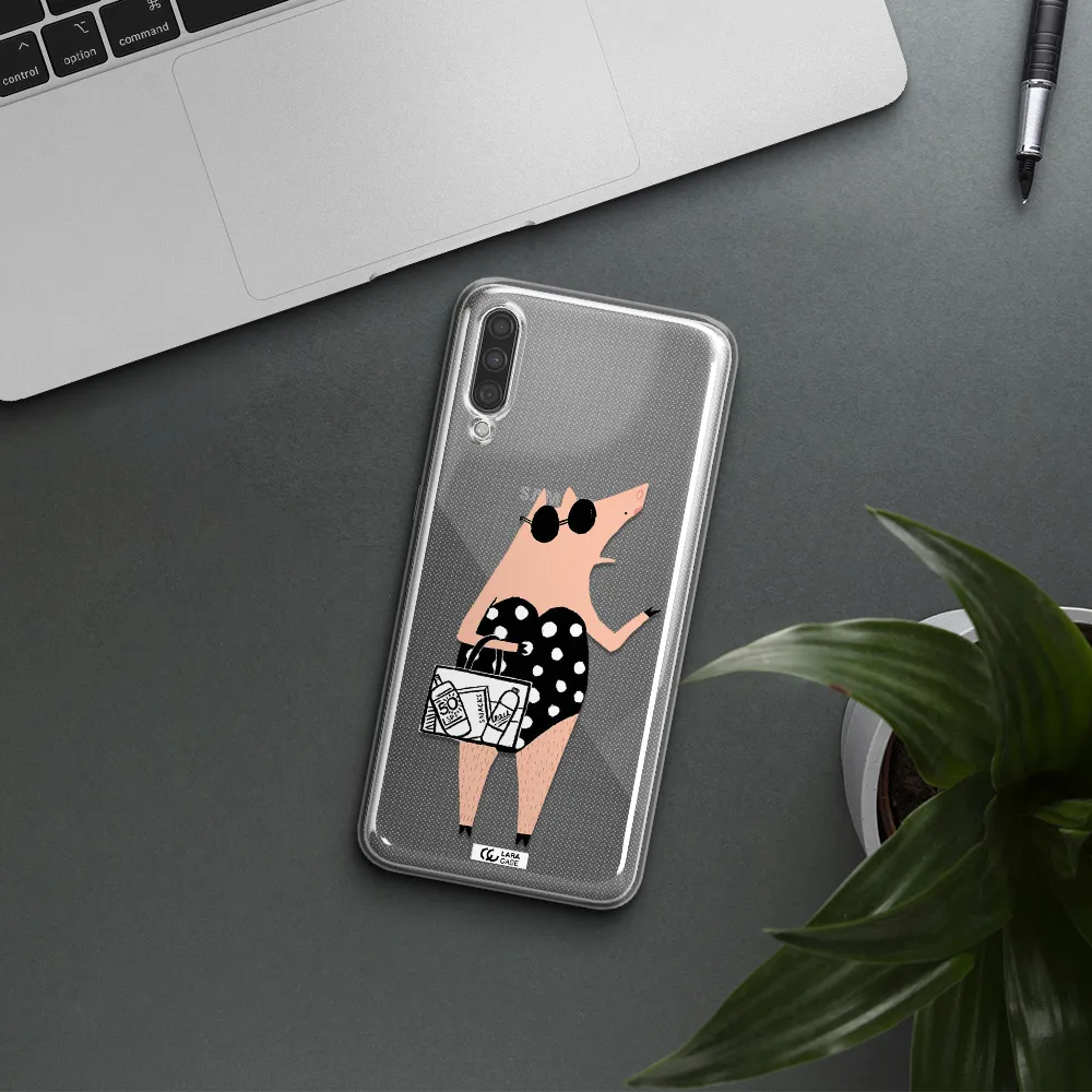 Lady Pig Samsung A30S Clear TPU Case