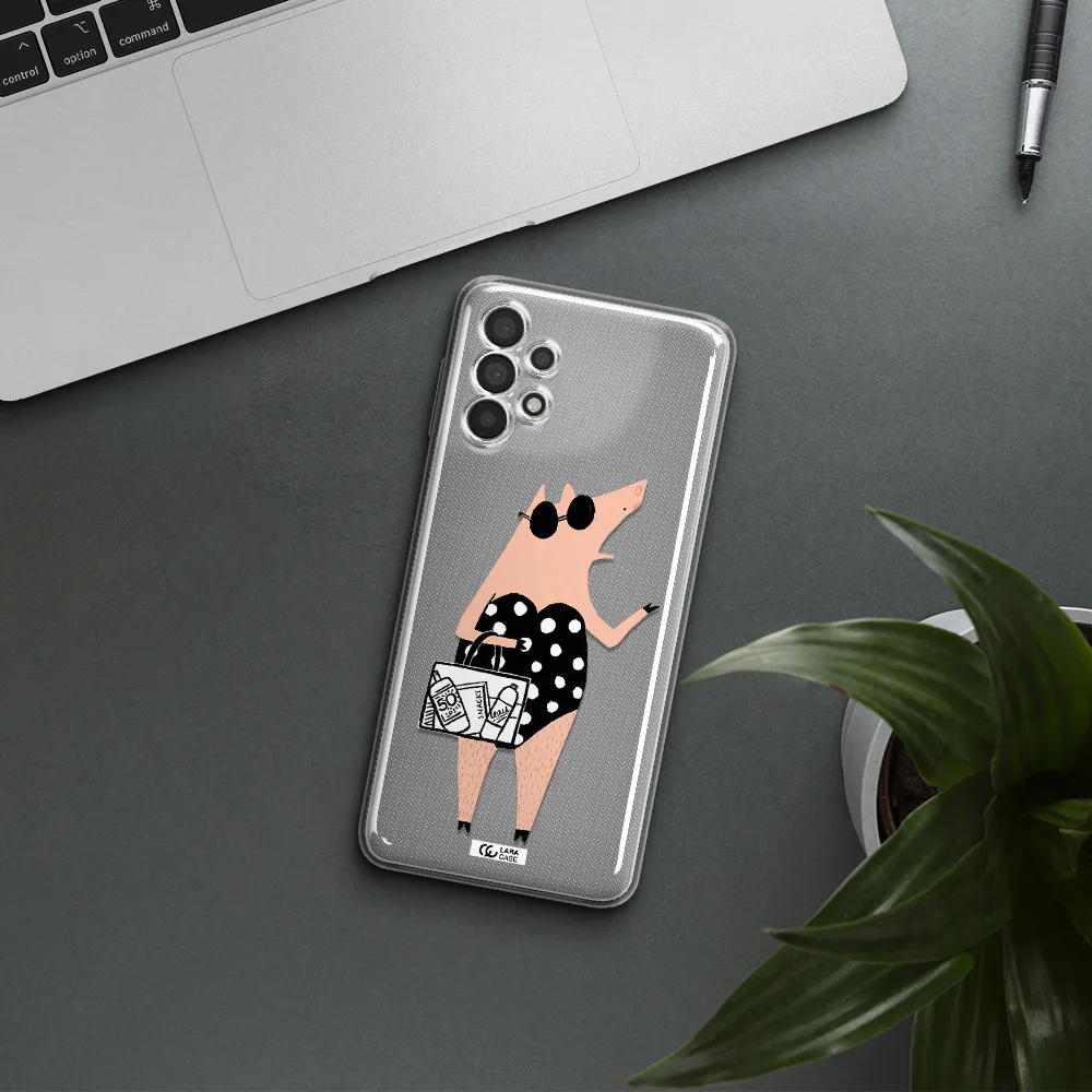 Lady Pig Samsung A32 Clear TPU Case