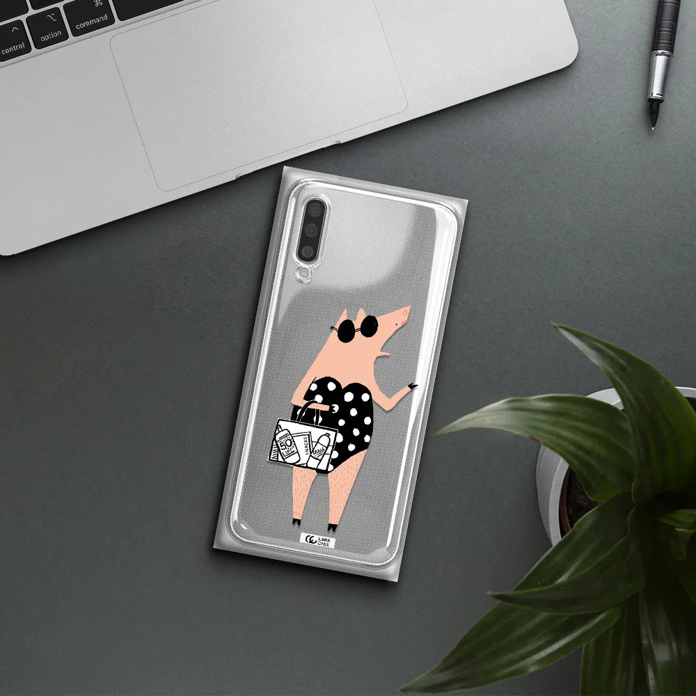 Lady Pig Samsung A50S Clear Tpu Case