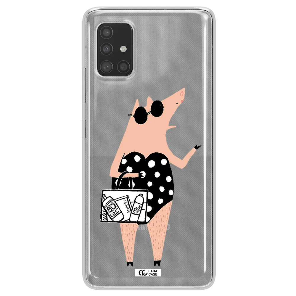 Lady Pig Samsung A51 Clear TPU Case