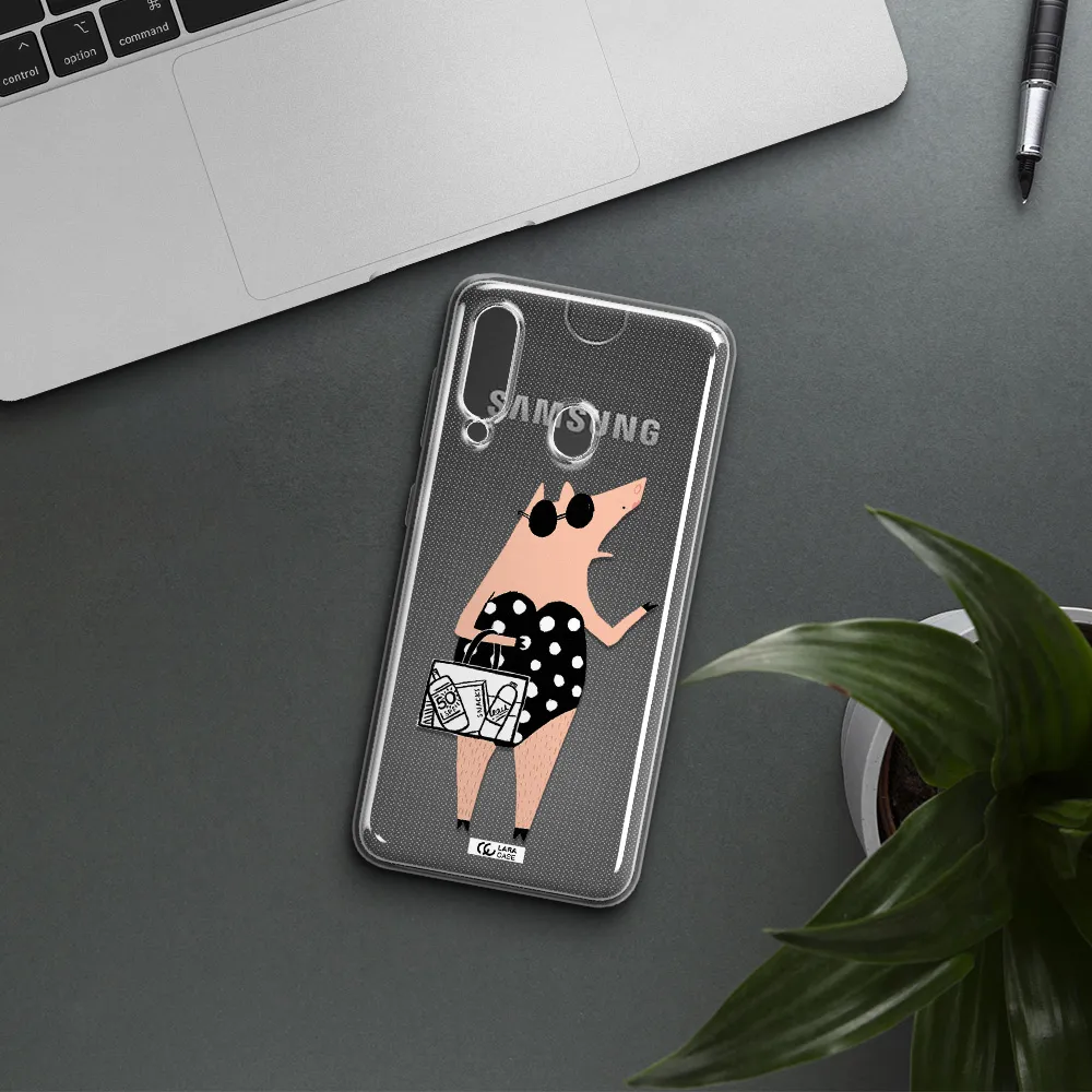 Lady Pig Samsung A60 Clear TPU Case
