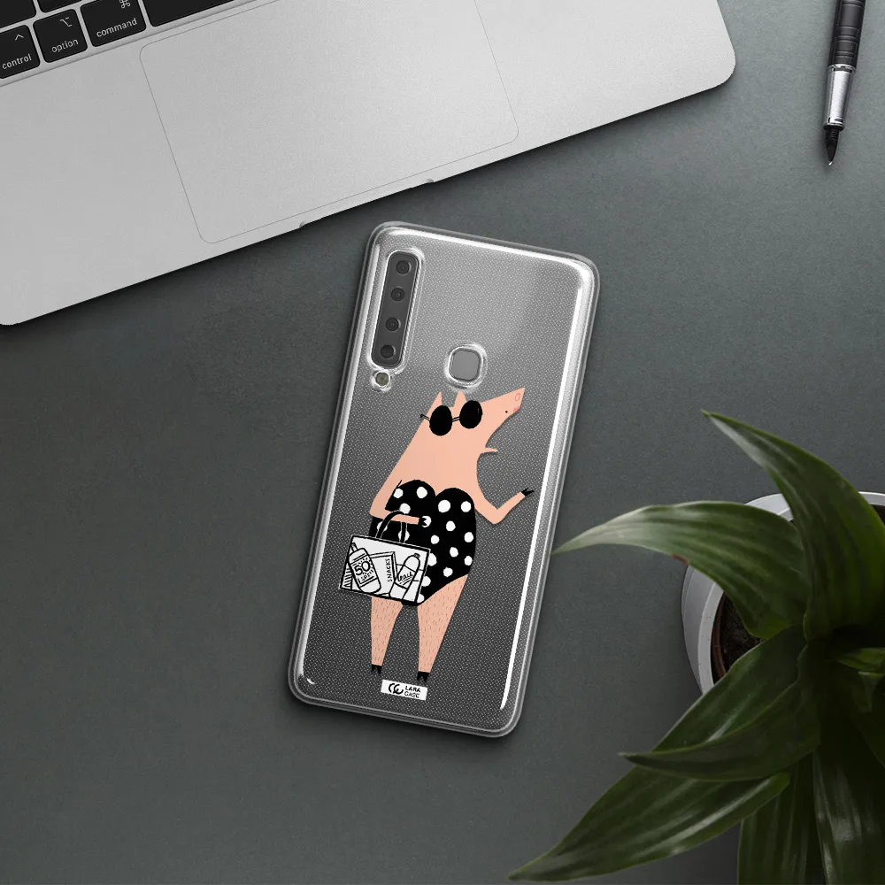 Lady Pig Samsung A9 2018 Clear TPU Case